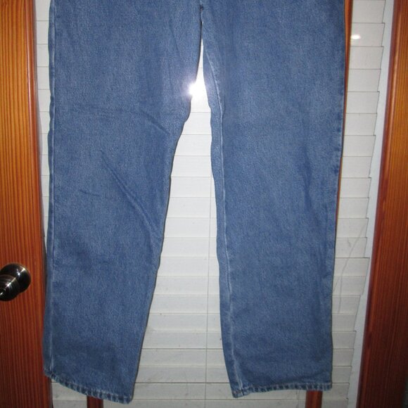L.L. Bean Original Fit Relaxed Flannel Lined Jeans Women's 16 100% Cotton - Picture 4 of 9